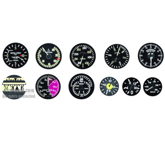 SET D'INSTRUMENTS AVIONS TCHEQUES ANNEES 30 1:4