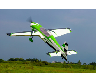 Avión acrobático EXTRA NG 90" - (envergadura 2,29m) - Verde, Blanco, Negro