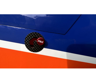 Acrobatico - Extra 330 SX - Pilota RC - (apertura alare 2,29 m) Blu, Bianco, Rosso