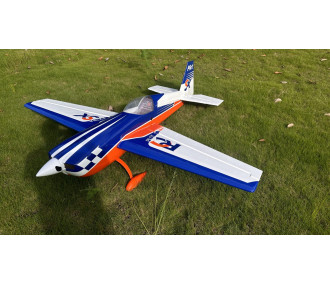 Kunstflugzeug - Extra 330 SX - RC Pilot - (Spannweite 2,29m) Blau, Weiß, Rot