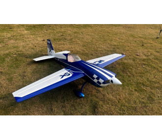 Kunstflugzeug - Extra 330 SX - RC-Pilot - (Spannweite 2,29m) Blau, Weiß, Schwarz