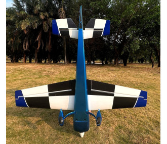 Kunstflugzeug - Extra 330 SX - RC-Pilot - (Spannweite 2,29m) Blau, Weiß, Schwarz