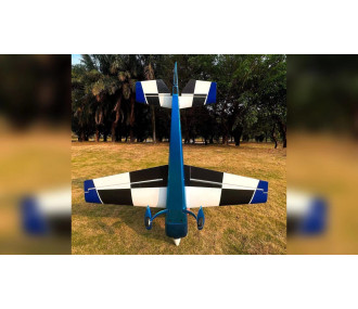 Kunstflugzeug - Extra 330 SX - RC-Pilot - (Spannweite 2,29m) Blau, Weiß, Schwarz