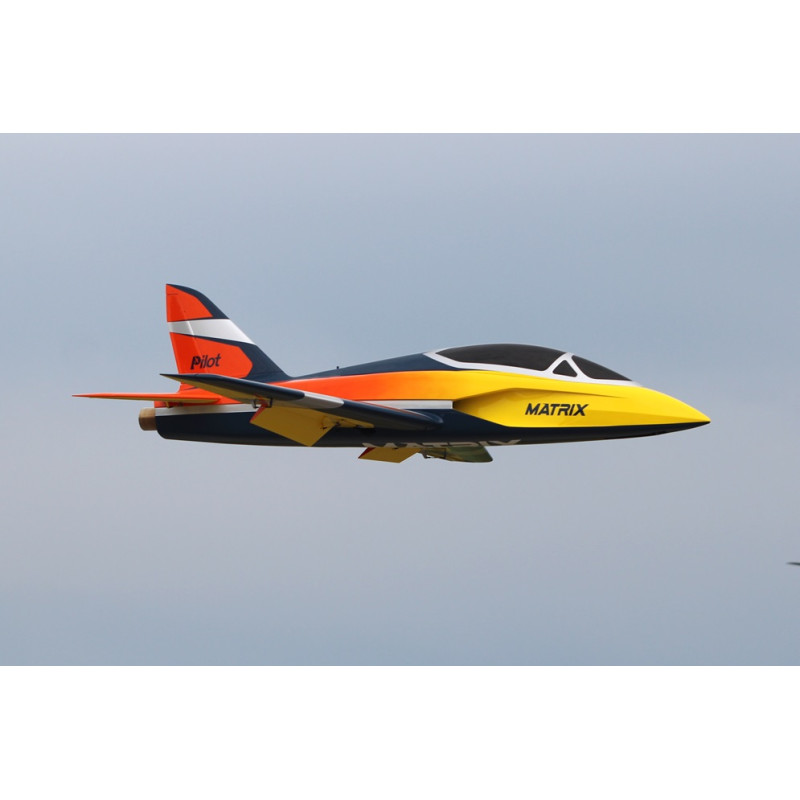 Jet MATRIX Pilot RC 73" 1.80m avec Train rentrant électrique Pilot RC