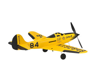 Avion Top Rc Hobby P39 Jaune RTF env.0.402m