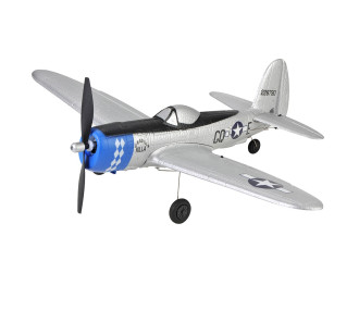 Avion Top Rc Hobby P47 Bleu RTF env.0.402m