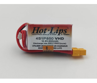 HOT LIPS VHD 14,8V 850mAh 4S1P XT60 LiPo PACK
