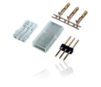 Prise male JR connector (50pcs) Powerbox