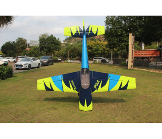 Aereo acrobatico - Pilot RC - Slick 60 - (circa 1,52 m) - Verde, blu, nero