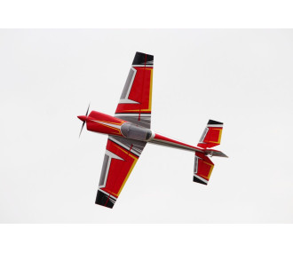 Avion Voltige - Pilot RC - Slick 60 - (env 1.52m) - Rouge, Gris, Jaune