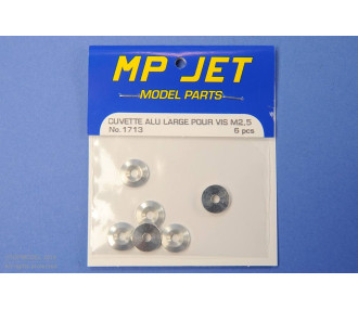 CUVETTE ALU LARGE POUR VIS M2,5 6pcs