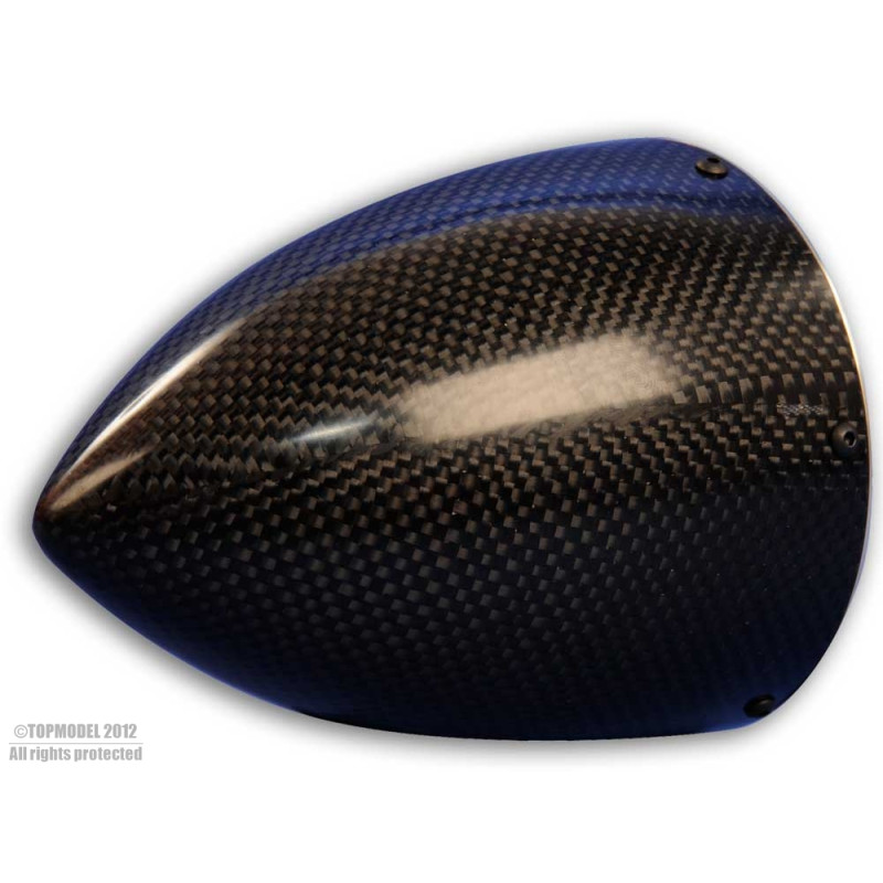 CARBON CONE Ø125mm WITH ALLOY FLANGE