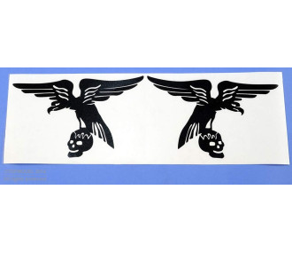 SET DI DISTINTIVI DI SQUADRIGLIA "RAPACE" NERI