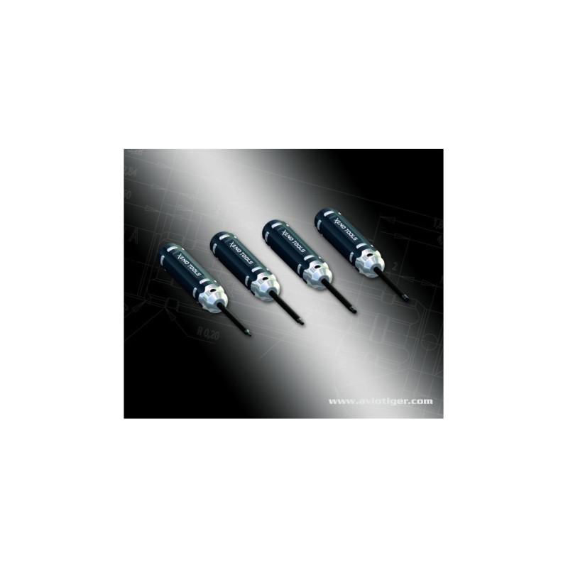 Xeno - Mini destornillador hexagonal de 2,0 mm