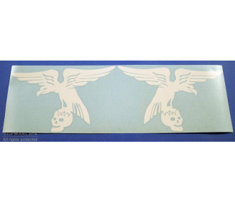 WHITE "RAPACE" SQUADRON BADGE SET