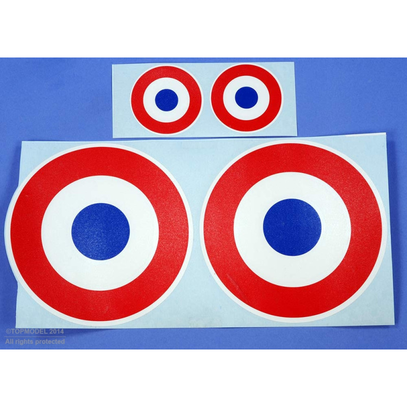 SET OF TRICOLOR ROUNDELS