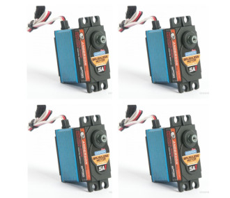 Pack of 4 SERVO ANDERSON BRUSHLESS BS130 15KG DIG.