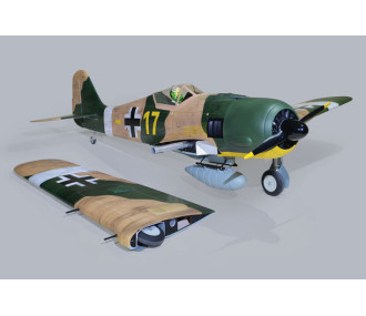 Phoenix Model Aircraft - FOCKE-WULF Fw 190A aprox. 2.15m con tren de aterrizaje eléctrico 50-60cc ARF CARBON