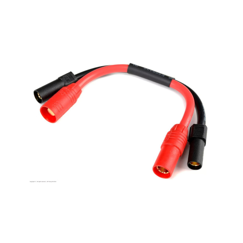 GForce GF-1311-030 Câble d'extension de puissance XT-150 + As-150 Anti Spark 10Awg Câble silicone 12Cm 1 pc