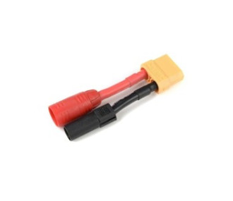 GForce GF-1301-148 Câble adaptateur de puissance XT-90 femelle en As-150 + XT-150 mâle 10Awg silicone câble 1 pc