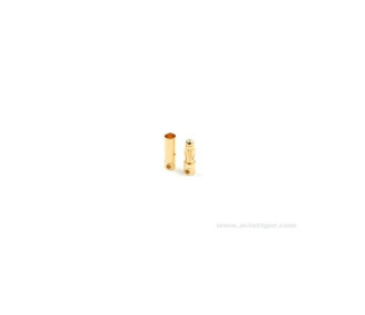 CONECTOR CRT ORO 4MM Macho + Hembra 4 pares