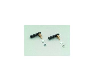 copy of Forcella larga M3 in nylon - Sfera per vite M3 con vite e dado (2 pz)