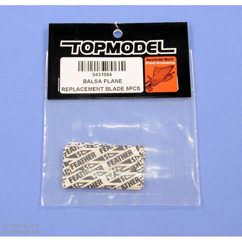 RABOT BALSA LAME DE RECHANGE 5pcs