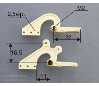 OFFSET HINGE 2pcs
