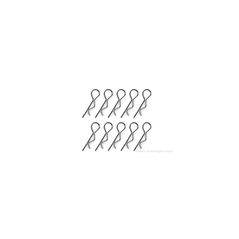 CLIPS CARROSSERIE 1/8 NOIR