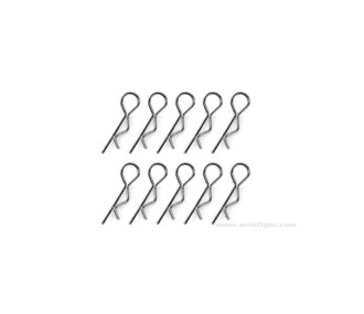 CARROZZE 1/10 NERO piegate a 45° S10