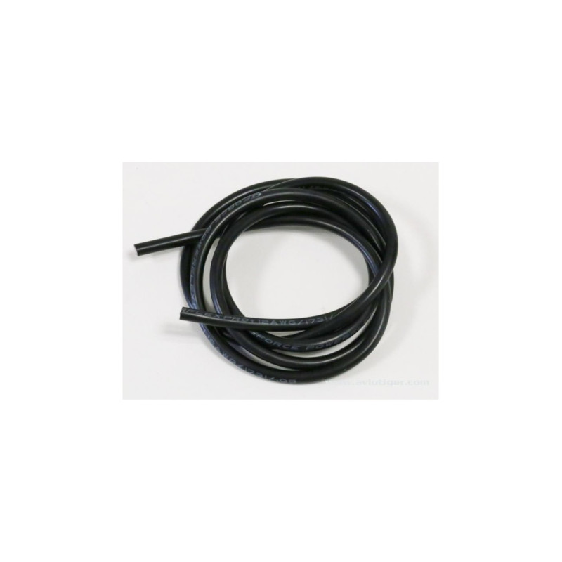 SILIKONKABEL 12AWG SCHWARZ Länge 1M
