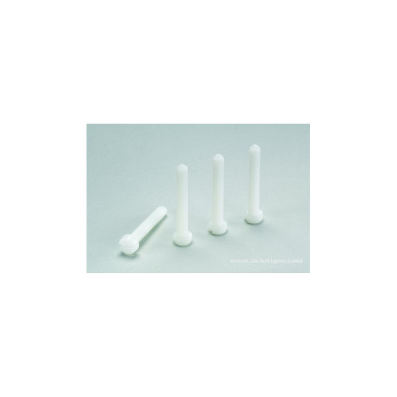 FLAT HEAD SCREW M3X20 NYLON S5
