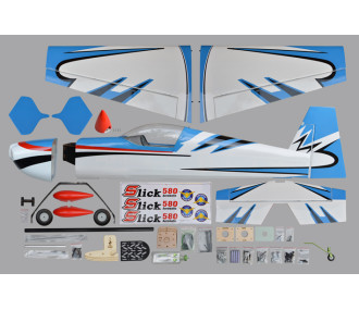 Plane BLUE SLICK 580 1.85m (73") 30-40cc ARF CARBONE