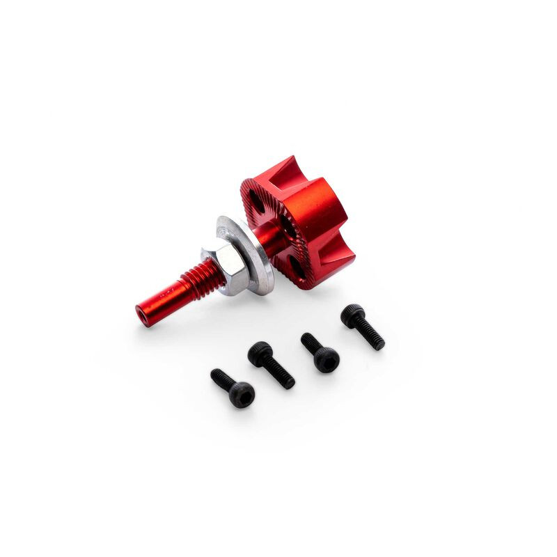 Left propeller adapter (red) Twin Timber 1.6m