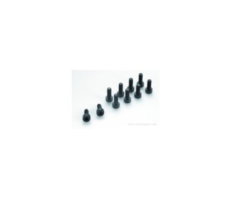 SOCKET HEAD CAP SCREW 6 PAN M2,5X6 STEEL S10