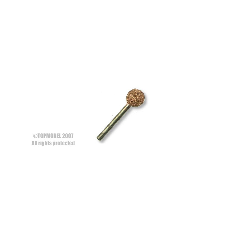 ROUND GRINDING WHEEL DIAM 20mm AXIS 6mm BIG GRAIN
