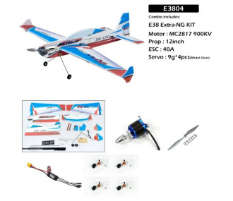 EXTRA NG EPP ARF 1200MM DW HOBBY con esc , motor y servo