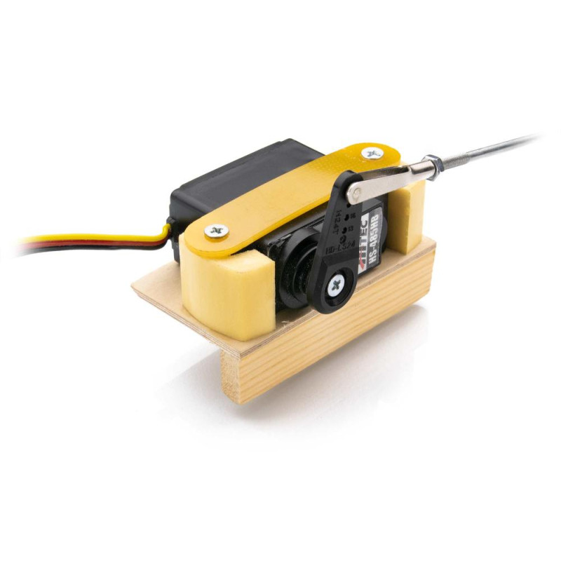 Servo plate for towing hook EG