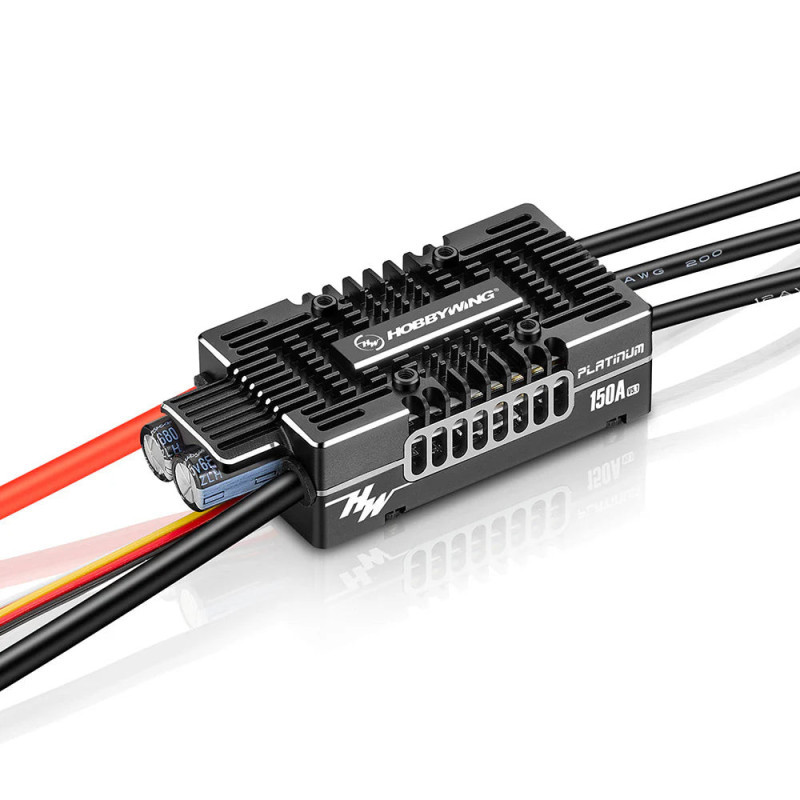 Brushless Controller 3-8S 150A-HV SBEC Platinum V5.1 HOBBYWING