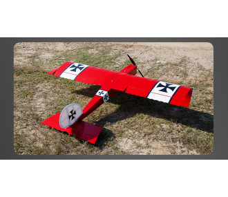 OMPHOBBY Fun Stick Balsa avión rojo 1,65m ARF