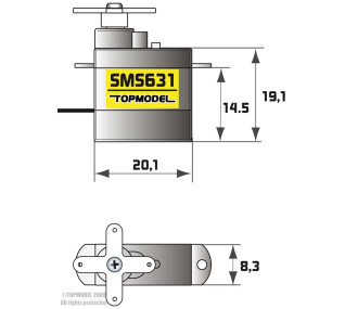 SERVO SUB MICRO TOPMODEL SMS631