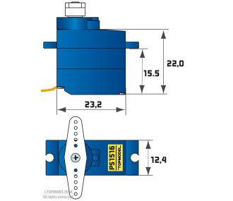 Servo Topmodel PICO 1516