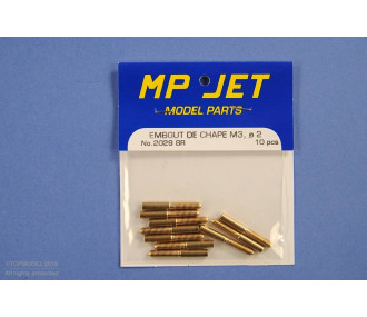 EMBOUT DE CHAPE ø2mm M3 10pcs