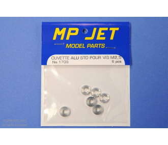 CUVETTE ALU STD POUR VIS M2,5 6pcs