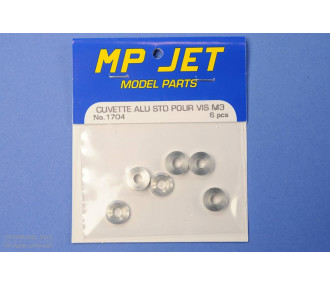 TAPA DE ALUMINIO STD PARA TORNILLOS M3 6pcs