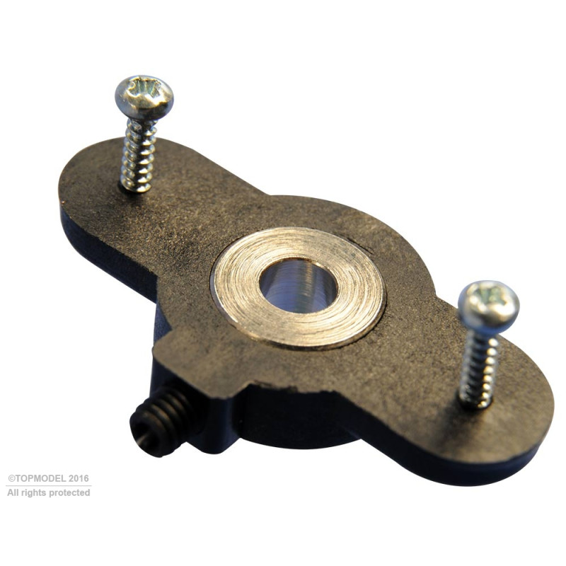 STAFFA RUOTA ASSE ø4mm, coppia