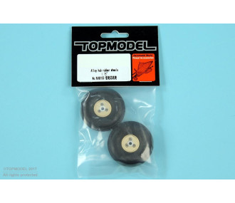 ALUMINUM WHEEL Ø44mm Pair