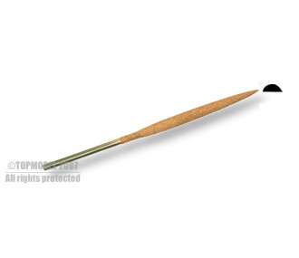 GRANDE LIME AIGUILLE DEMI RONDE 180xØ5mm