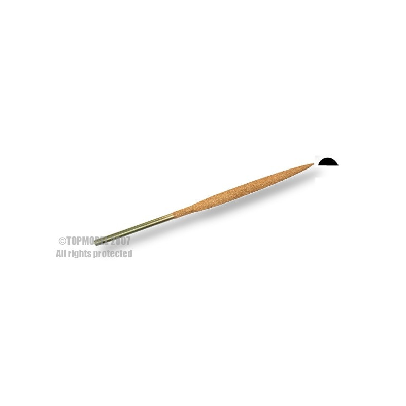 GROSSE LIME NADEL HALB-RUND 180xØ5mm
