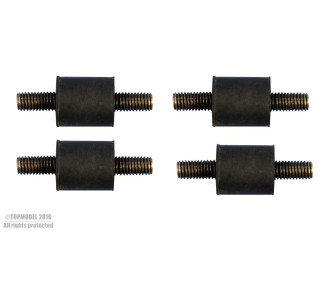 SILENT-BLOC ø20mm M6 4pcs